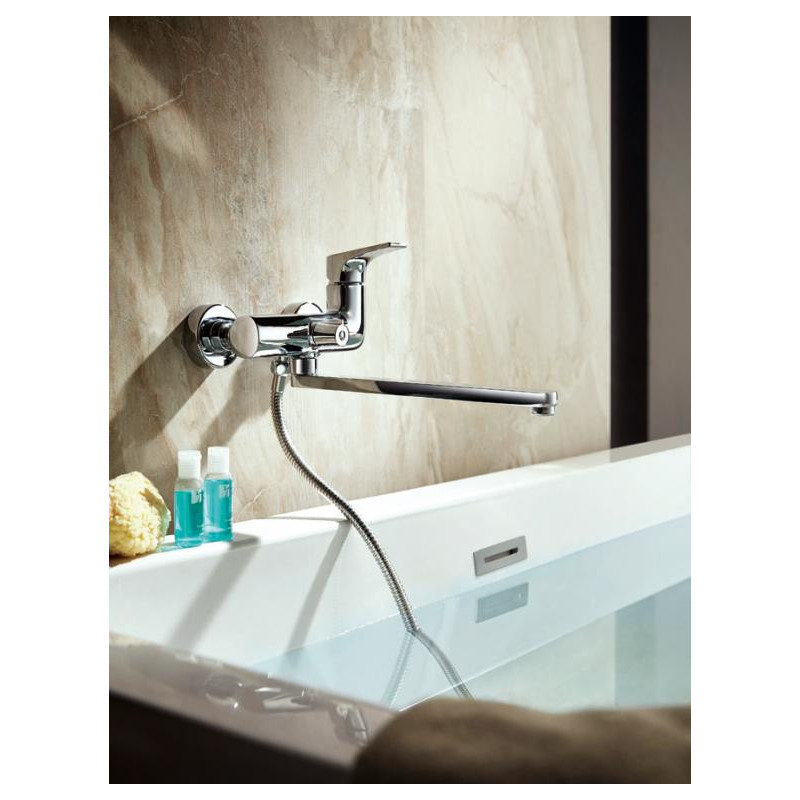 Смеситель для ванны хром Bravat F6119177CP-01L