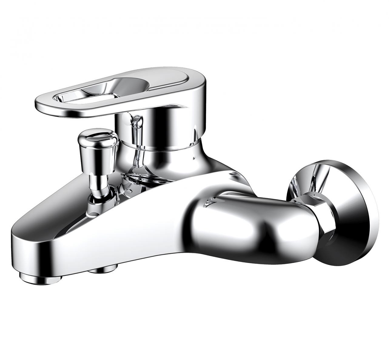 Смеситель для ванны хром Bravat F6124182CP-01-RUS