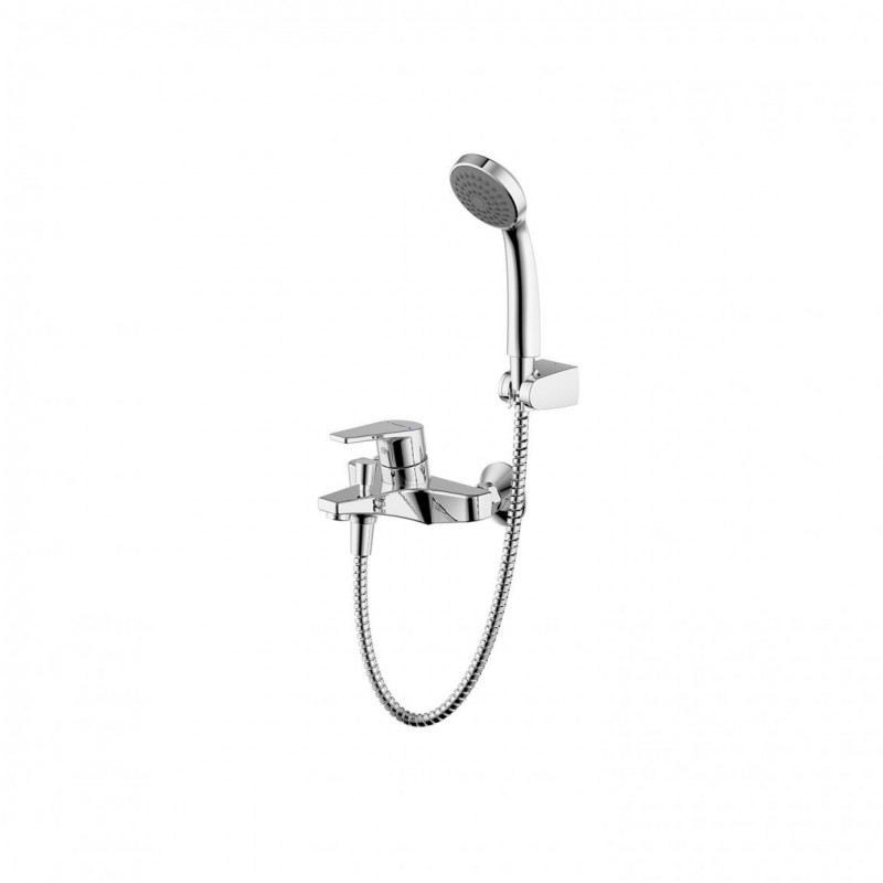 Смеситель для ванны с ручным душем хром Bravat F65299C-B-RUS