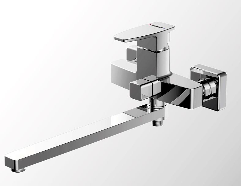 Смеситель для ванны хром Bravat F672106C-L