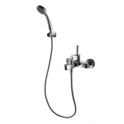 Смеситель для ванны с ручным душем хром Bravat F679113C-B