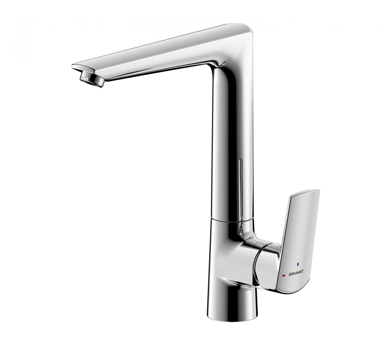 Смеситель для кухни хром Bravat F7121179CP-2-RUS