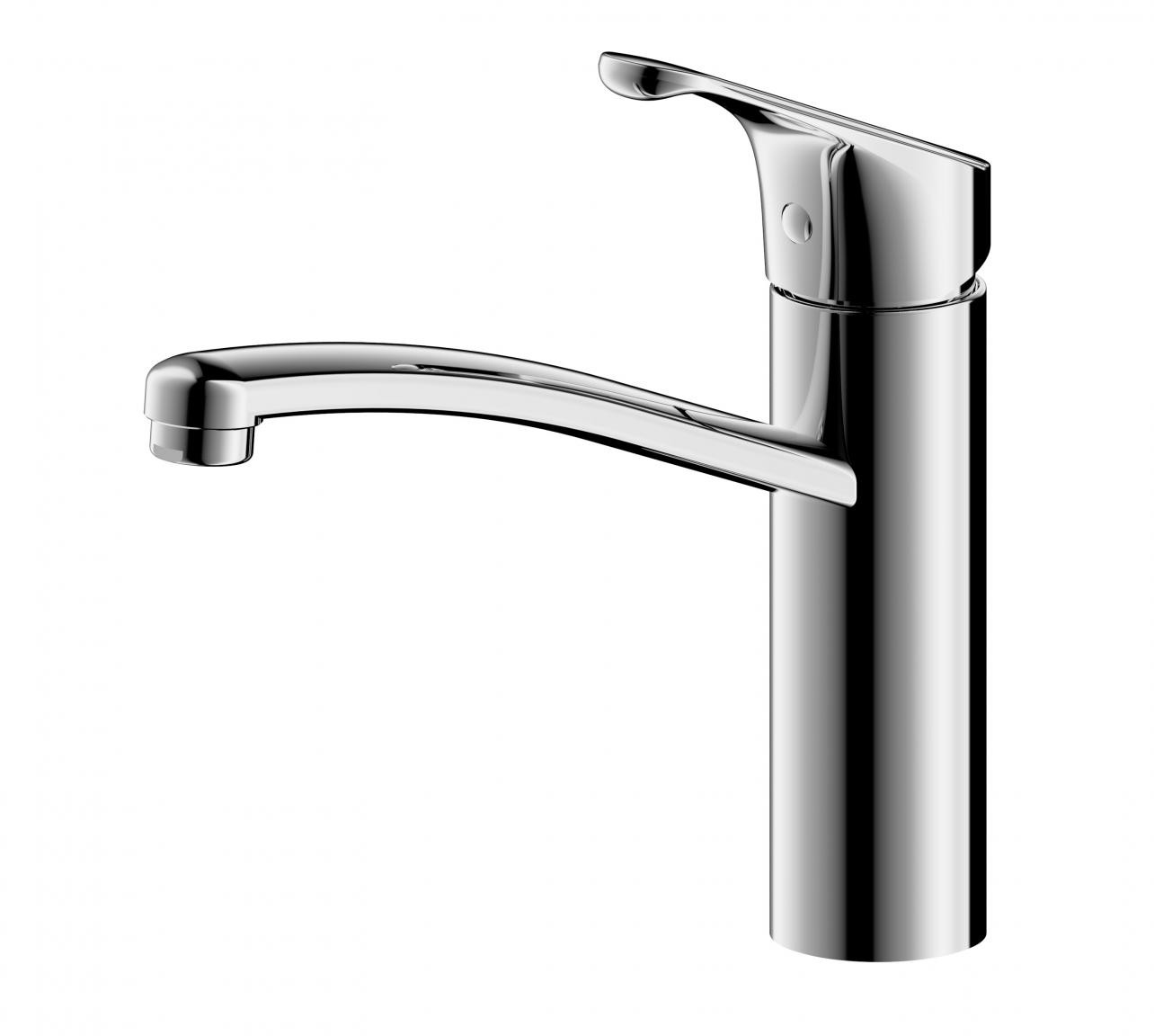 Смеситель для кухни хром Bravat F7234129CP-RUS