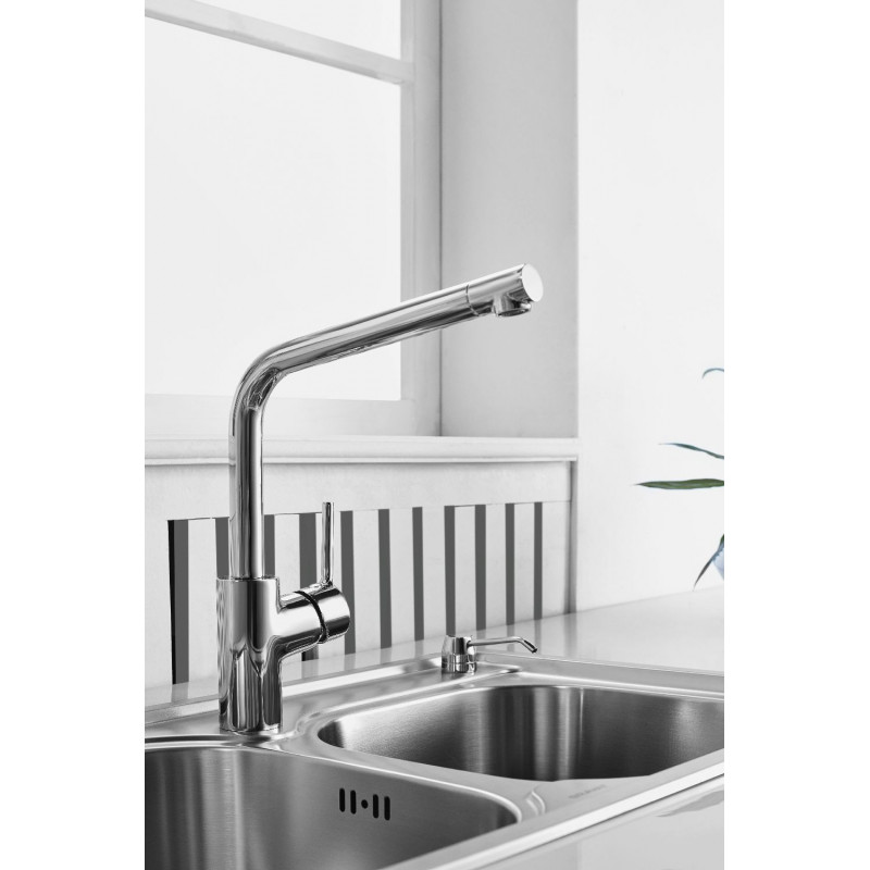 Смеситель для кухни хром Bravat F7172217CP-1-RUS