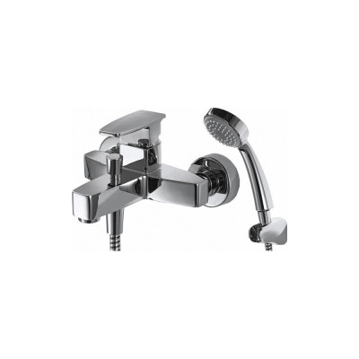 Смеситель для ванны с ручным душем хром Bravat F672106C-B