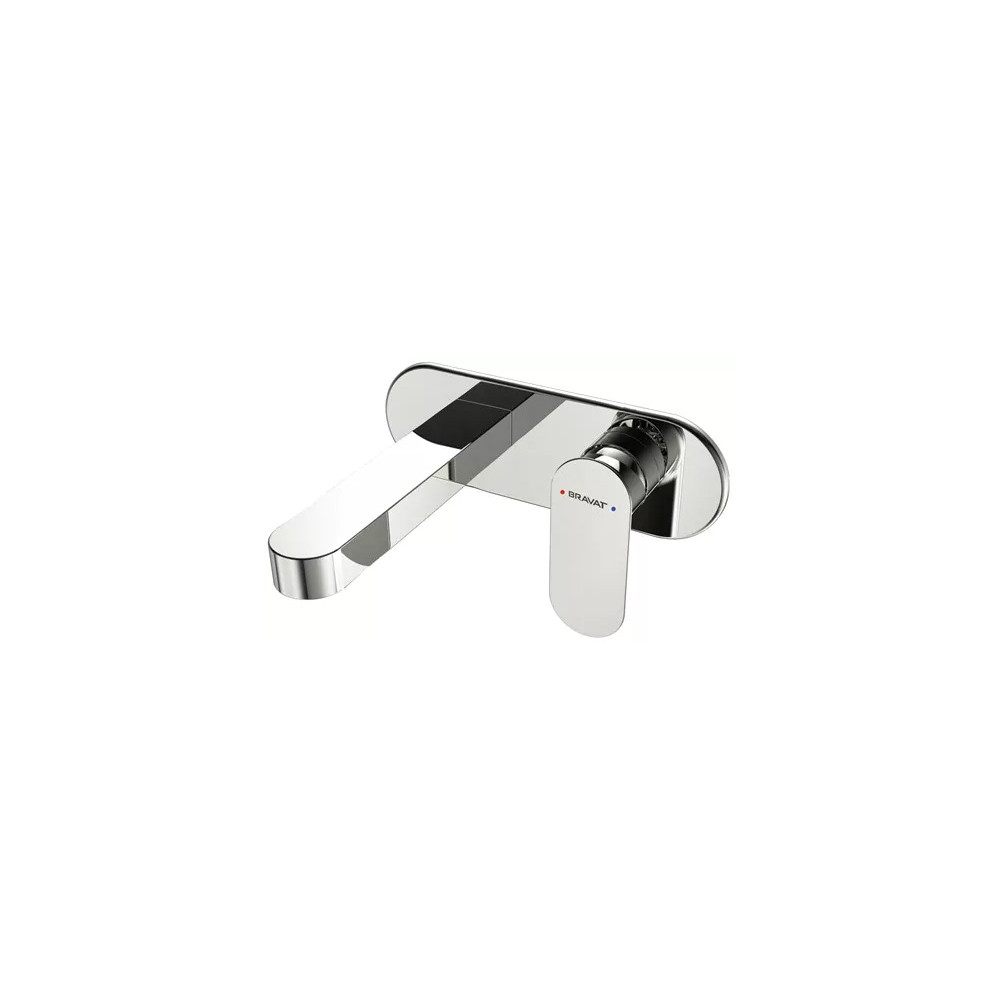 Смеситель для раковины встраиваемый хром Bravat P69182C-ENG