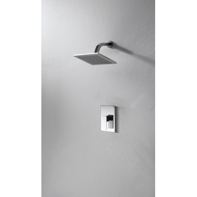 Смеситель с верхним душем хром Bravat F856101C-B-ENG