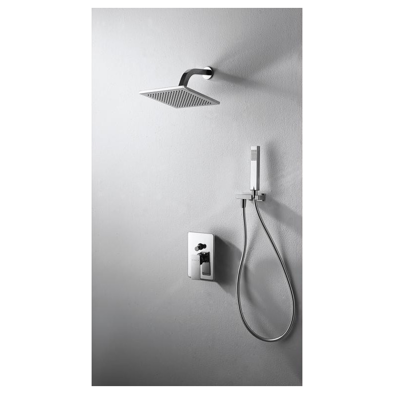 Душевая система встраиваемая хром Bravat F856101C-A-ENG