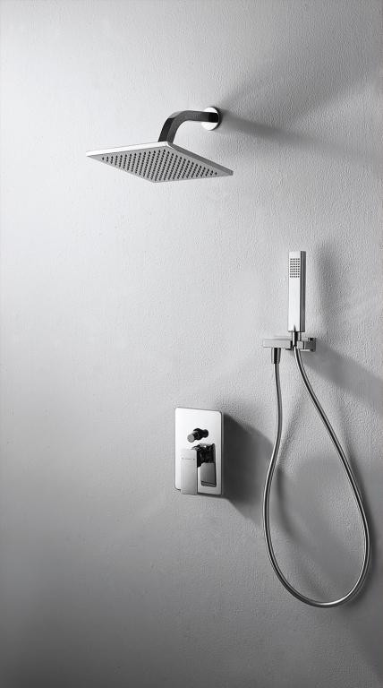 Душевая система встраиваемая хром Bravat F856101C-A-ENG