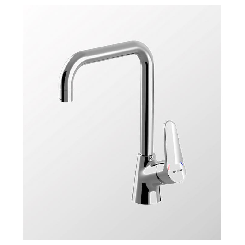 Смеситель для кухни хром Bravat F7111147C-1