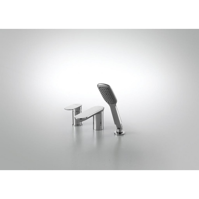 Смеситель на борт ванны хром Bravat F565104C-2-ENG