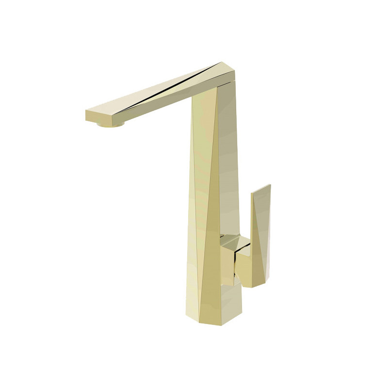 Смеситель для кухни золото Bravat F776110G-2