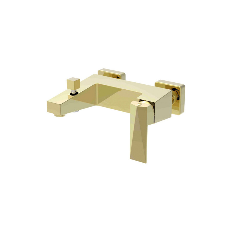 Смеситель для ванны золото Bravat F676110G-01