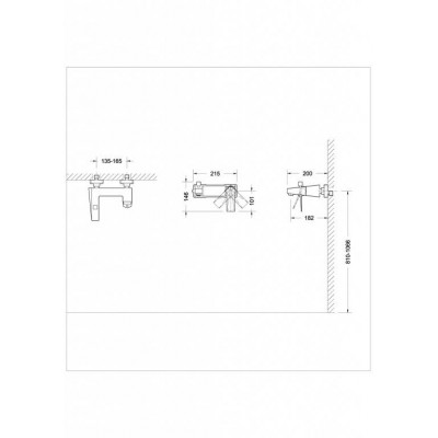 Смеситель для ванны хром Bravat F676110C-01