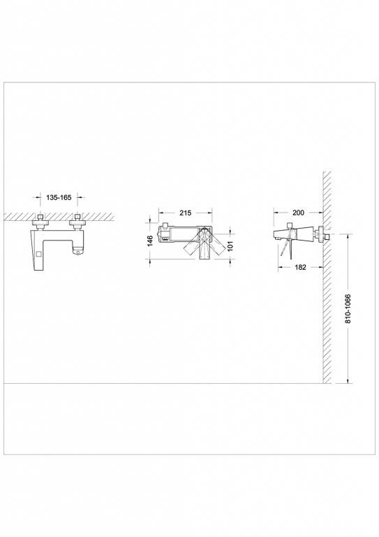 Смеситель для ванны хром Bravat F676110C-01