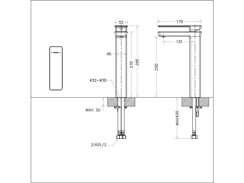 Смеситель для раковины хром Bravat F156101C-A-ENG