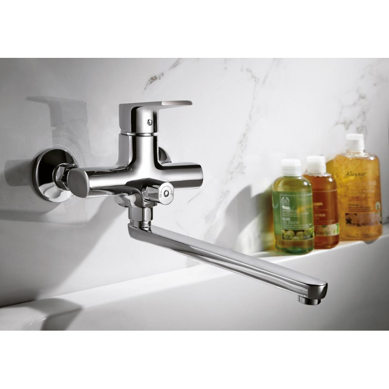 Смеситель для ванны хром Bravat F6105161C-01A