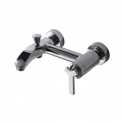 Смеситель для ванны хром Bravat F673107C-01