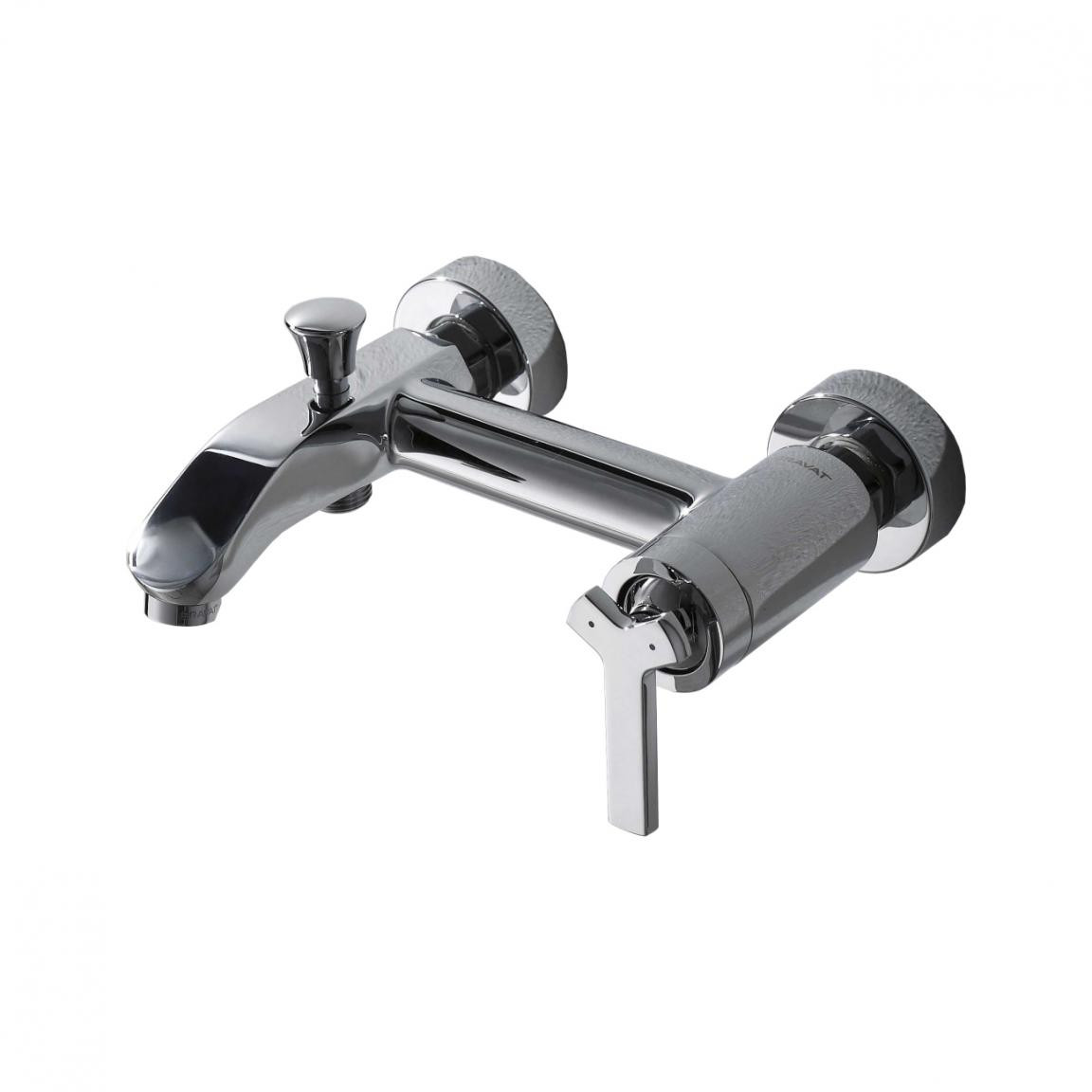 Смеситель для ванны хром Bravat F673107C-01