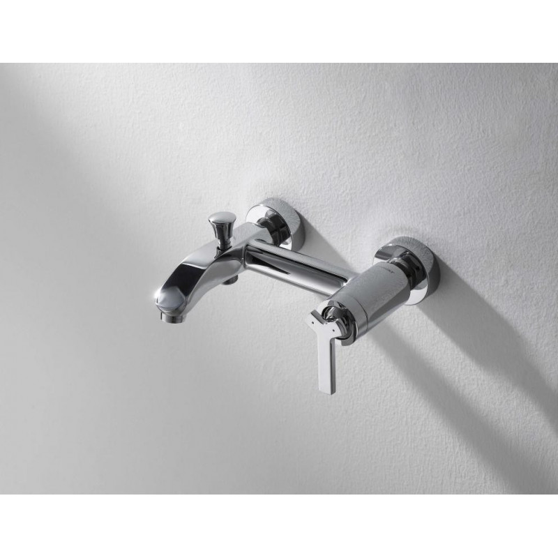 Смеситель для ванны хром Bravat F673107C-01