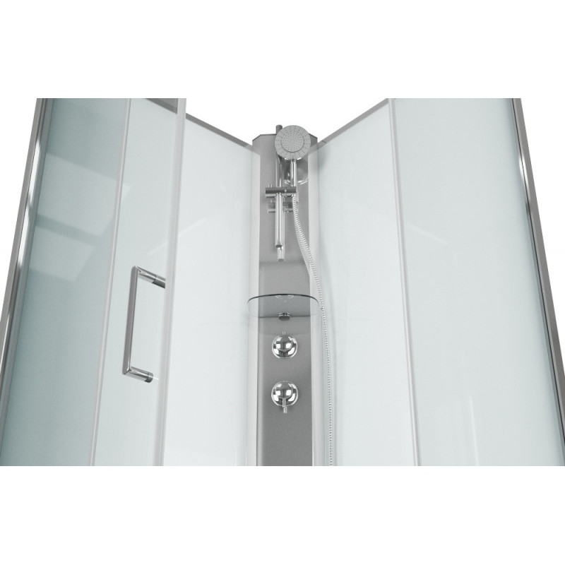 Душевая кабина 90х90х215см хром Bravat BC090.6100A