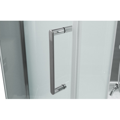 Душевая кабина 90х90х215см хром Bravat BC090.6100A
