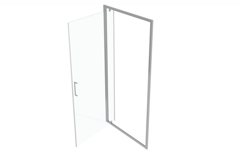Душевая дверь хром 100x200см Bravat BD100.4111A