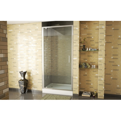 Душевая дверь хром 100x200см Bravat BD100.4111A