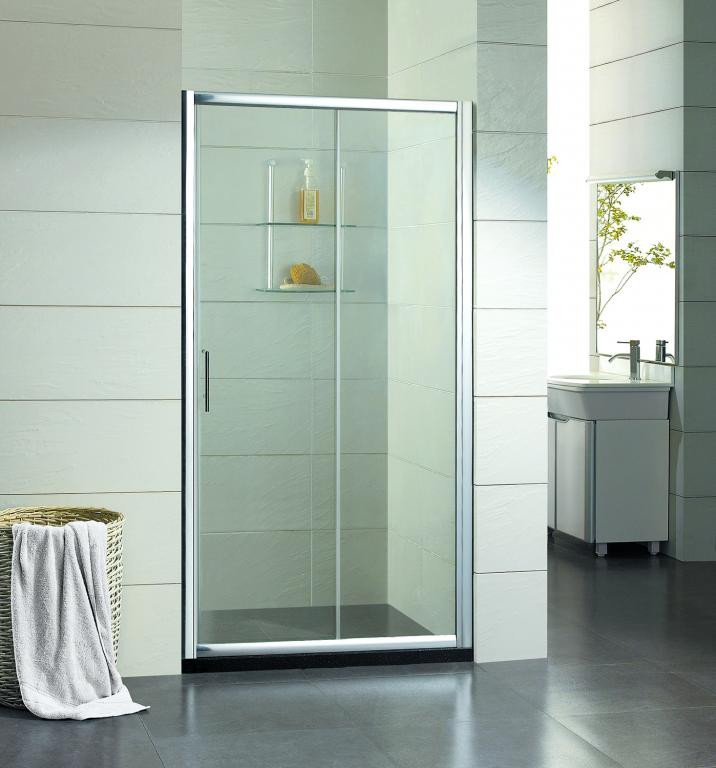 Душевая дверь хром 120x200см Bravat BD120.4100A