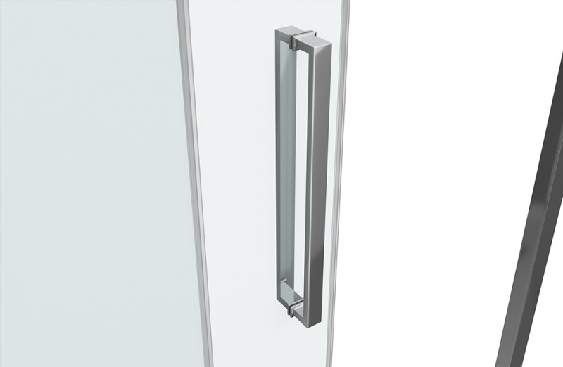 Душевая дверь хром 120x200см Bravat BD120.4103S
