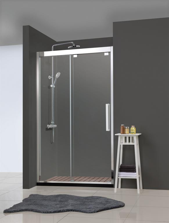 Душевая дверь хром 120x200см Bravat BD120.4103S