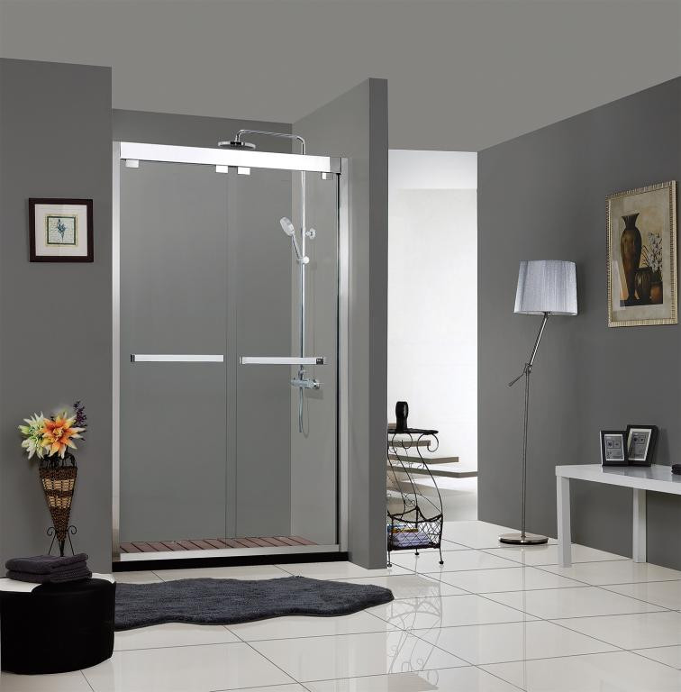 Душевая дверь хром 120x200см Bravat BD120.4203S