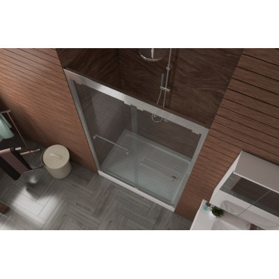 Душевая дверь хром 120x200см Bravat BD120.4203S