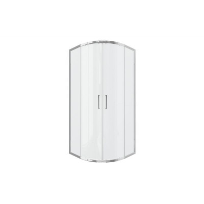 Душевой уголок без поддона хром 90х90x200см Bravat BS090.1200A