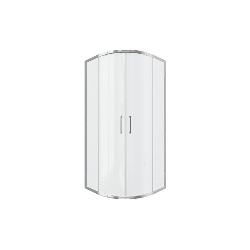 Душевой уголок без поддона хром 90х90x200см Bravat BS090.1200A