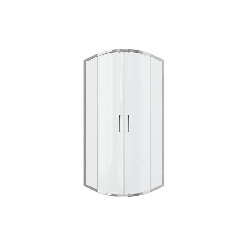Душевой уголок без поддона хром 90х90x200см Bravat BS090.1200A