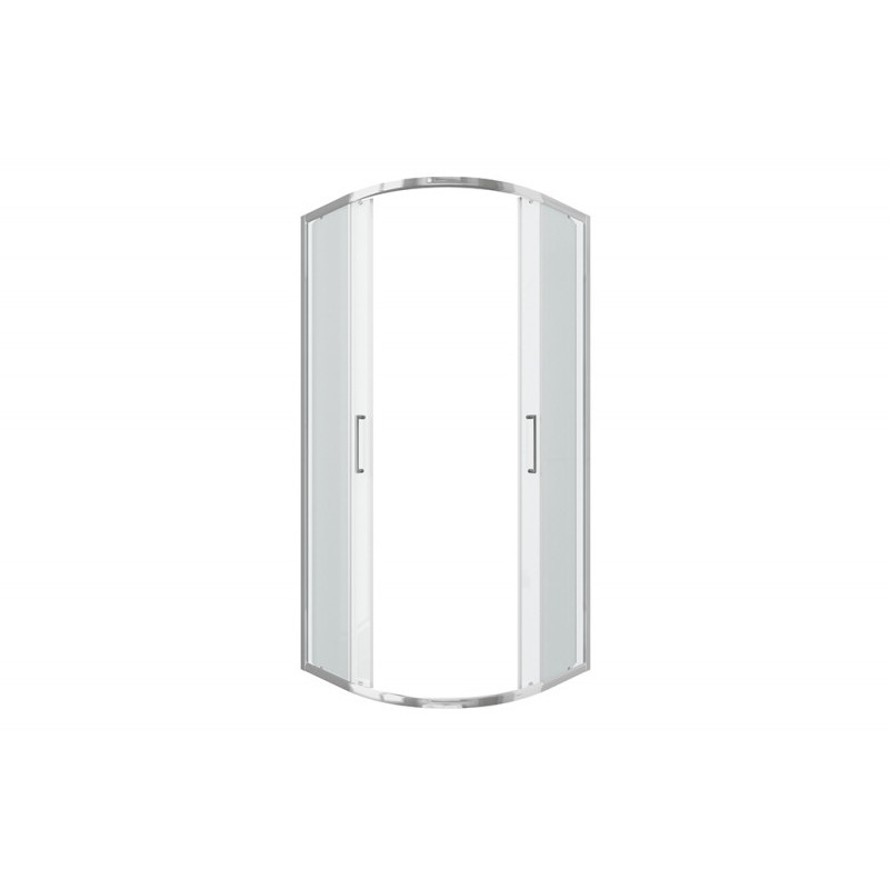 Душевой уголок без поддона хром 90х90x200см Bravat BS090.1200A