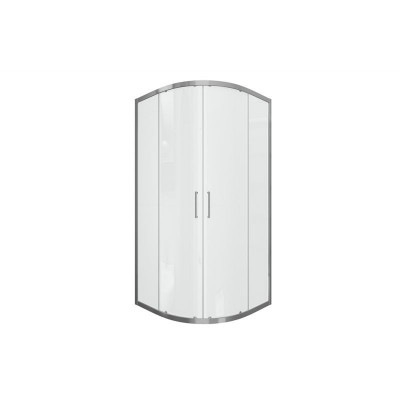Душевой уголок без поддона хром 90х90x200см Bravat BS090.1201A