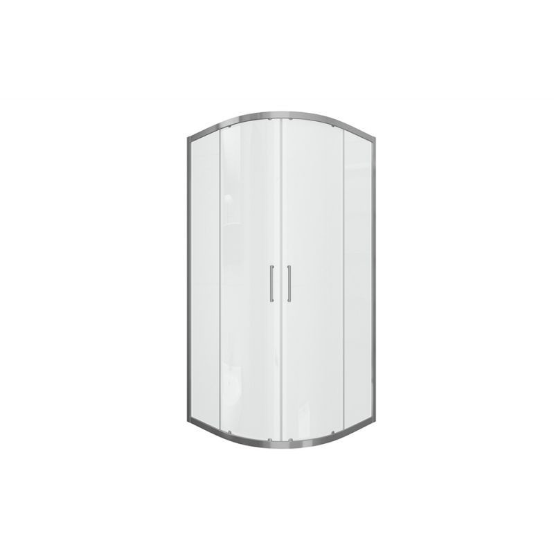 Душевой уголок без поддона хром 90х90x200см Bravat BS090.1201A