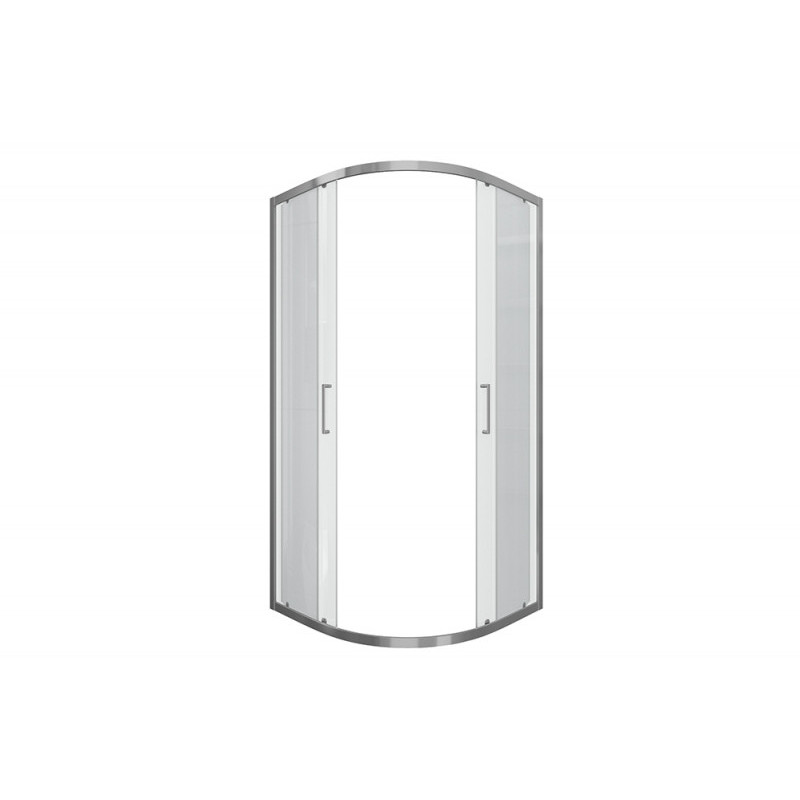 Душевой уголок без поддона хром 90х90x200см Bravat BS090.1201A