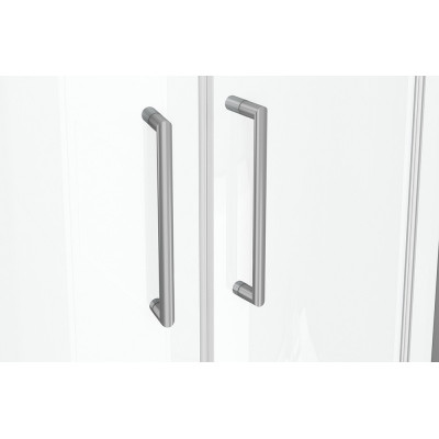 Душевой уголок без поддона хром 90х90x200см Bravat BS090.1201A