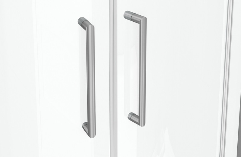 Душевой уголок без поддона хром 90х90x200см Bravat BS090.1201A