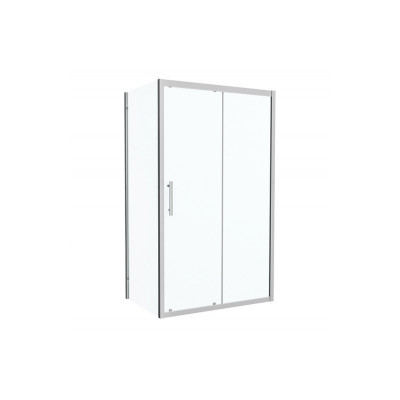 Душевой уголок без поддона хром 120х80x200см Bravat BS120.3103S