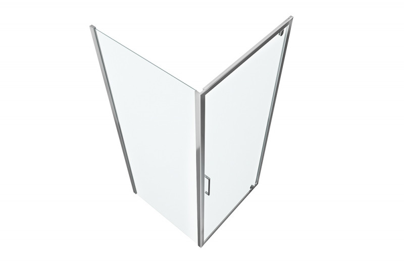 Душевой уголок без поддона хром 90х90x200см Bravat BS090.2110A