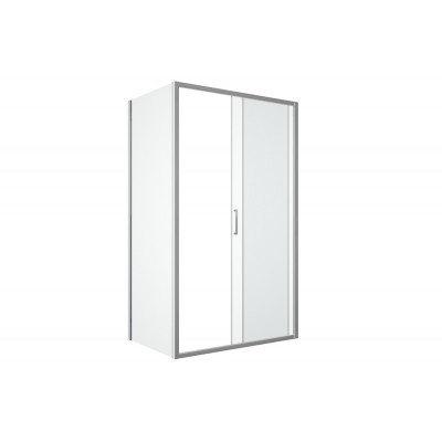 Душевой уголок без поддона хром 120х80x200см Bravat BS120.3100A