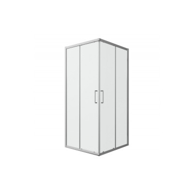 Душевой уголок без поддона хром 90х90x200см Bravat BS090.2200A