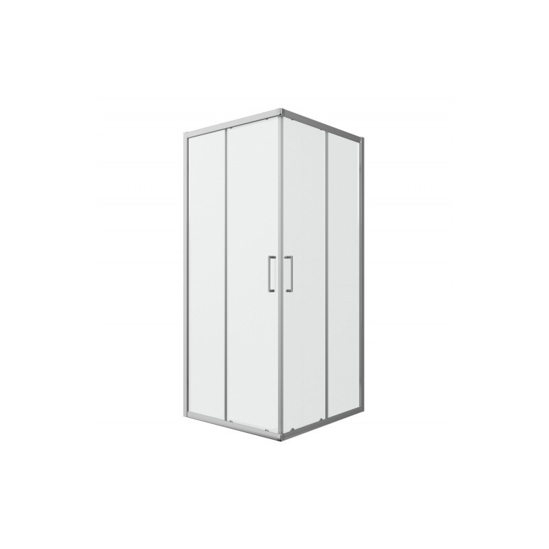 Душевой уголок без поддона хром 90х90x200см Bravat BS090.2200A