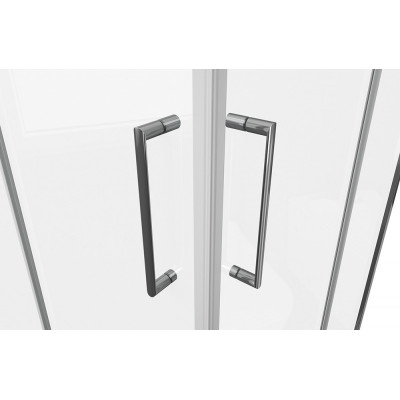 Душевой уголок без поддона хром 90х90x200см Bravat BS090.2202A
