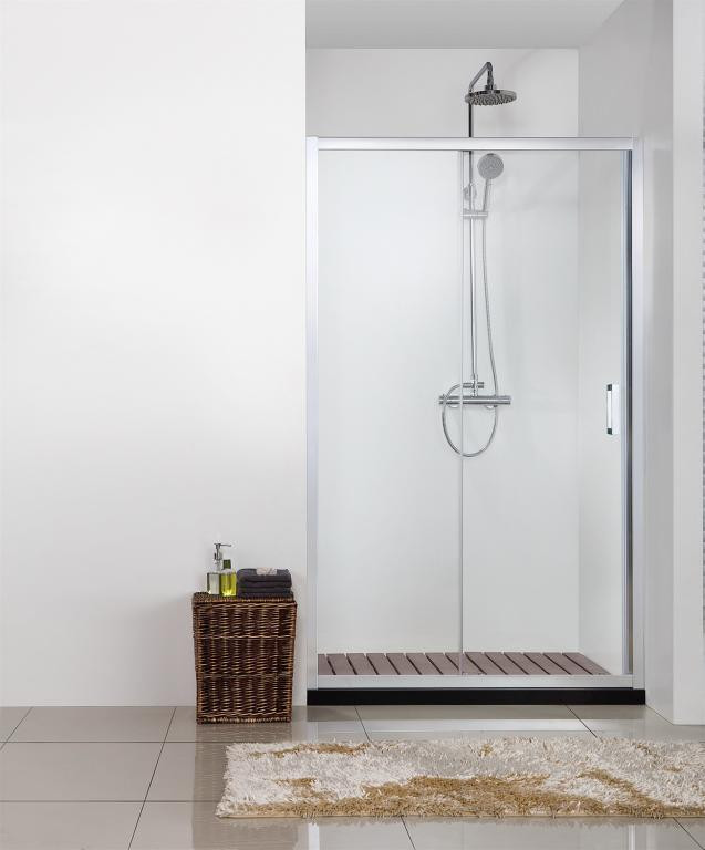 Душевая дверь хром 120x200см Bravat BD120.4101A