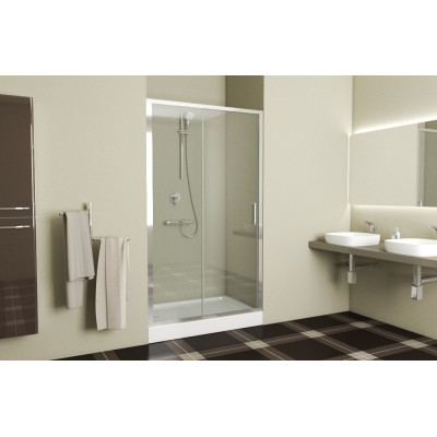 Душевая дверь хром 120x200см Bravat BD120.4101A